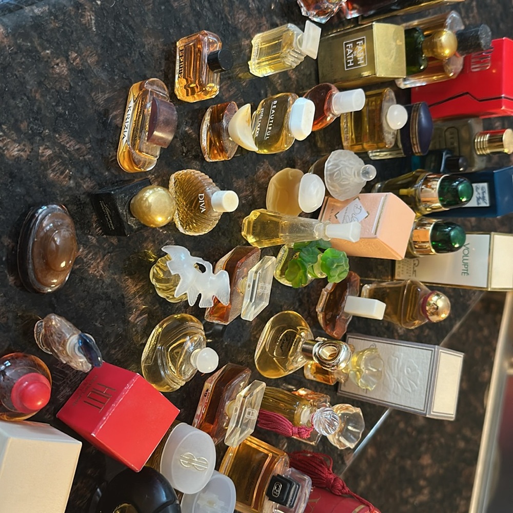 Assorted Mini Perfume Bottles Collection
